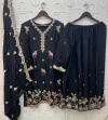 Bilqis B 291 A To D Nc Moss Beads Readymade Plazzo Pakistani Suits 